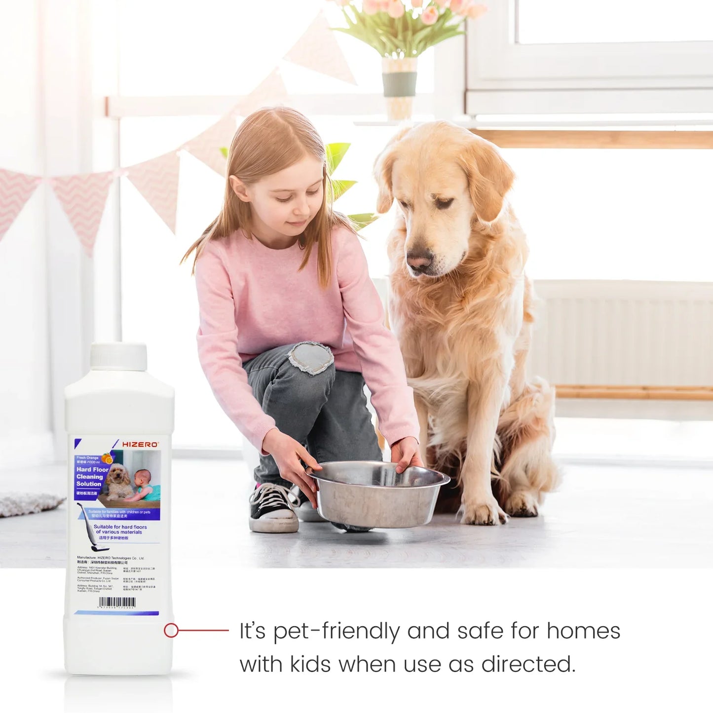HIZERO Hard Floor Cleaning Solution